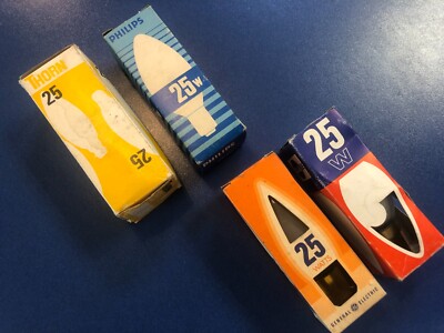KERZENLAMPE KERZE B22d MATT 25W 230-240V PHILIPS GENERAL ELECTRIC THORN CLAUDE