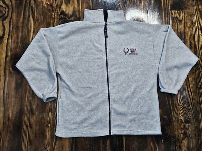 USA 2008 Beijing Summer Olympics Lightweight Polyester Fleece Jacket Size Large 