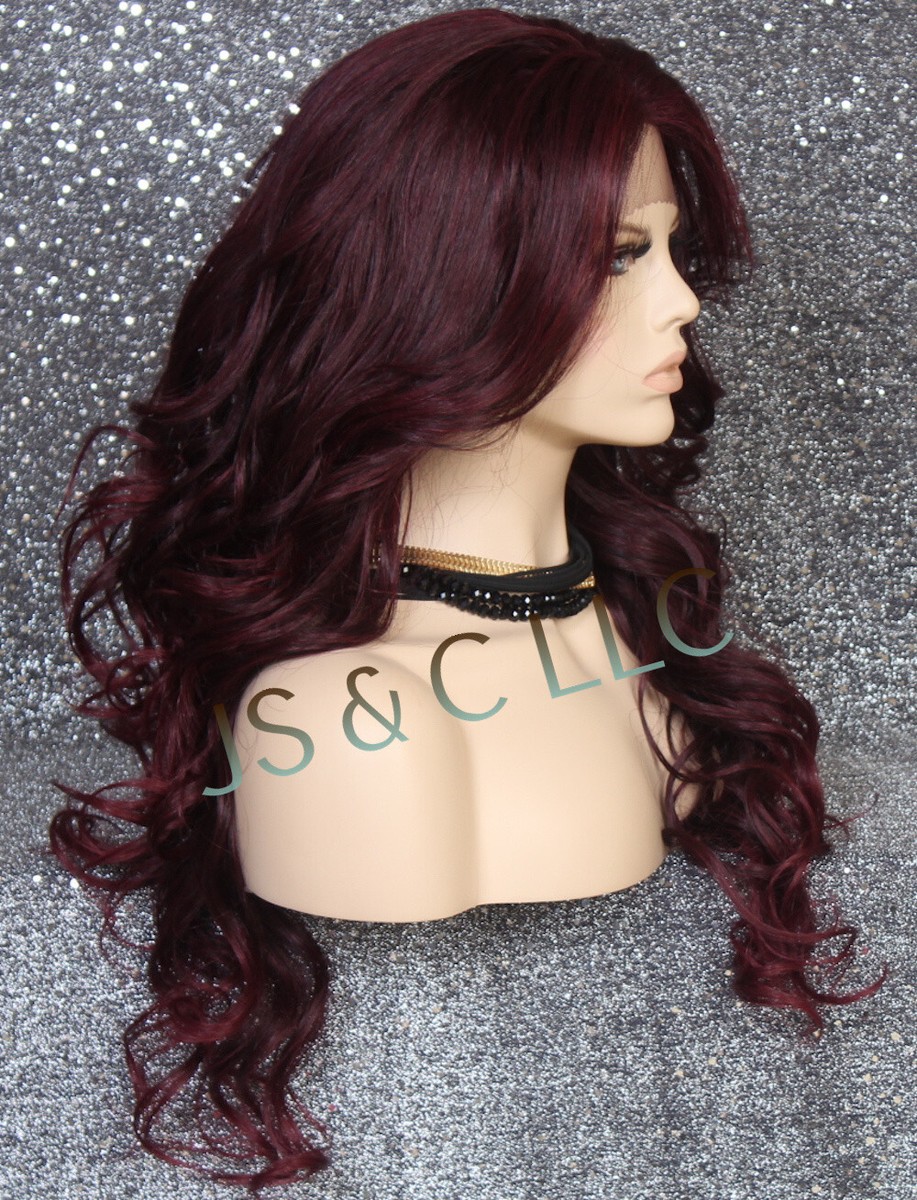 Human Hair Blend Full Lace Front Wig Curly Blonde mix RSA 1B  display picture 2