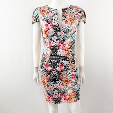 ASOS Colorful Printed Sheath Mini Dress Size 6 Clubwear Party Cocktail Classic