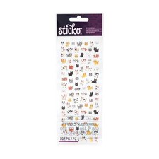 Adhesive Cats  Kitty Stickers  Tiny Cat Stickers - 102 Pcs nm8600075 