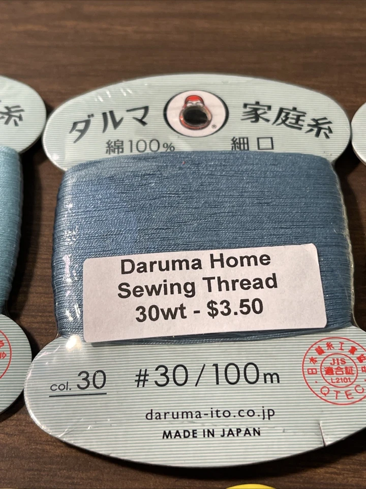 Nippon Chuko Yokota Daruma Household Thread Hand Sewing Thread Count Fine lot 7 - Image 4 of 4