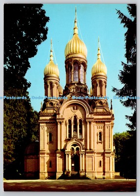 D321182 Wiesbaden. Griechische Kapelle. Andres. Hamburg. ANCO. Postkarte