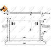 NRF 507529 KüHler MotorküHler WasserküHler MotorküHlung