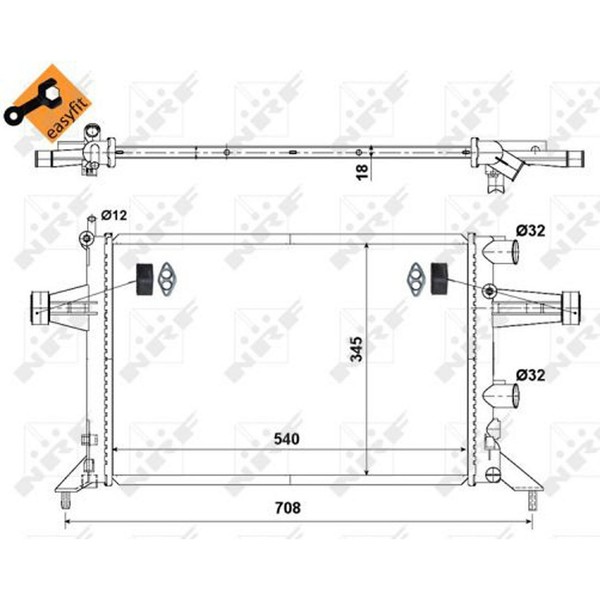 NRF 507529 KüHler MotorküHler WasserküHler MotorküHlung-image