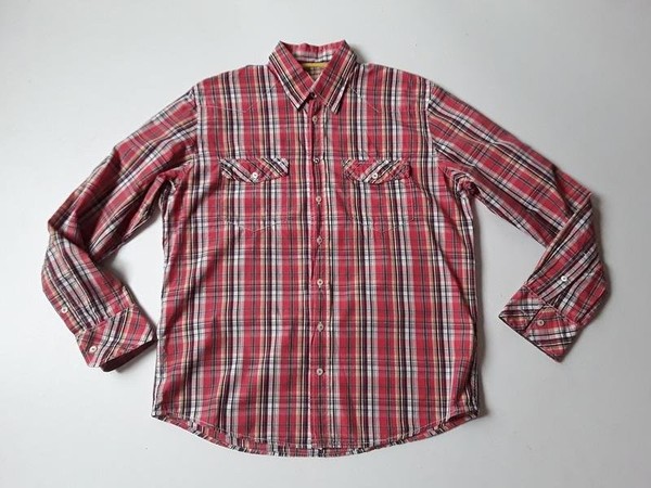 Men Camel Active Shirt Multicolor Cotton 40 /L /