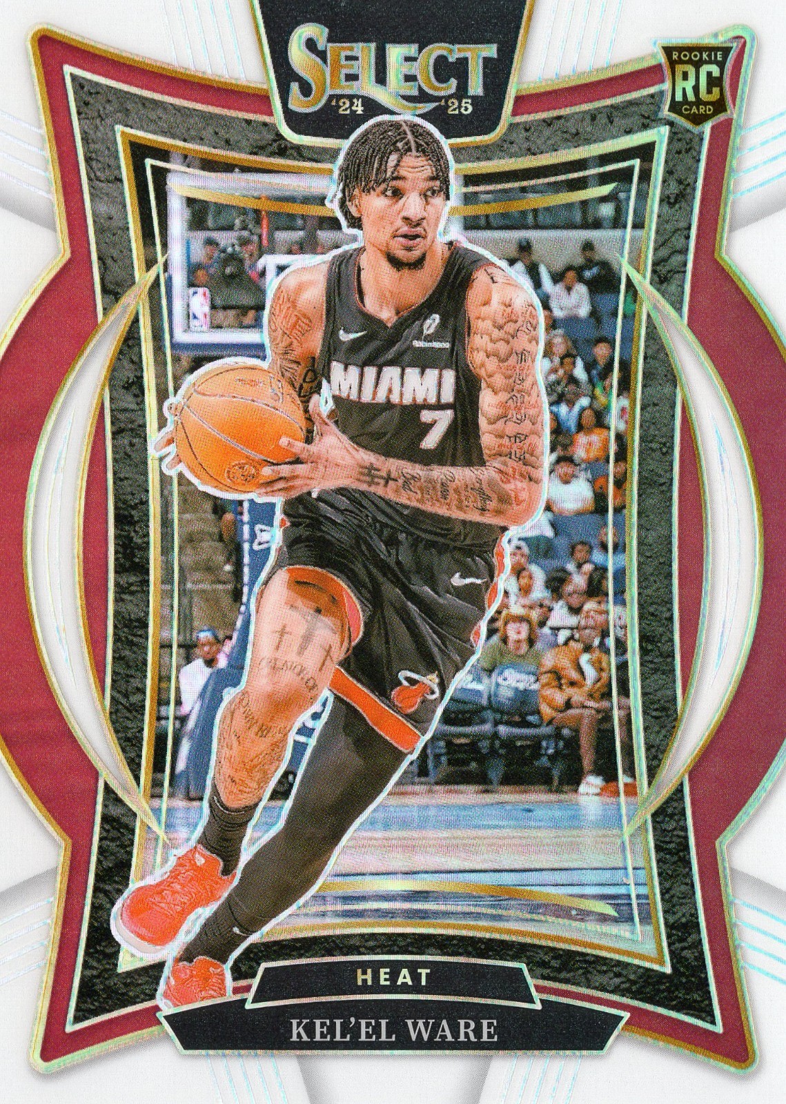 2024-25 Panini Select - Concourse Kel'el Ware #66 White Prizm /149 (RC)