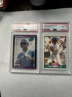1989 Ken Griffey Jr Rookie Cards 1989 Score Traded And Donruss Both Psa 8