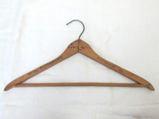 Vintage Wooden Clothes Hanger Pittsburgher Knott Hotel, Pittsburgh, PA-USA