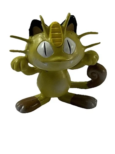 Tomy Nintendo Pokemon Meowth  Figurine Vintage 1990s CGTSJ PVC 1.5” Figure Toy