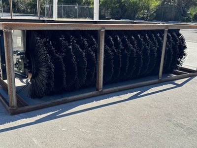 AGT 72'' Angle Broom Hydraulic Skid Steer Broom Sweeper  Attachment