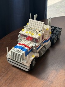 Vintage Lego Model Team 5580 Highway Rig (missing 2 pcs & stickers, no manual)