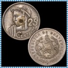 Guatemala - 25 Centavos - 1958 - KM#258 - Item #1 - Silver .720 - 0.193 ASW — photo 1