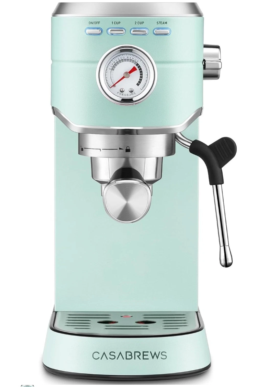 New Compact Espresso Machine 20 Bar with Steam Milk Frother, Pastel Green
Opens in a new window or t