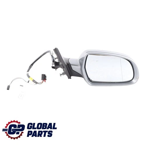 Audi A4 B8 Avant Door Wing Mirror Electric Right O/S Tornado Grey Metallic - X7P