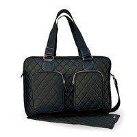 Deluxe Changing Bag - Black Quilted