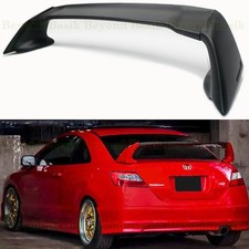 For 2006 07 2008 2009 2010 2011 Honda Civic Matte Black Jdm Style Trunk Spoiler