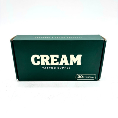 Cream Tattoo Supply Premium Green Single Use Cartridges 20 Pieces