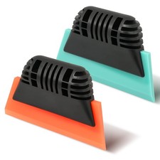 Window Tint Tool 5-inch Rubber Window Squeegee 2PCS Non-Slip Handy Tint Squee...