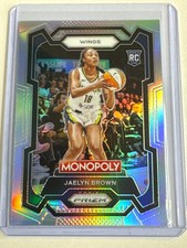 Jaelyn Brown 2024 Panini Prizm Monopoly WNBA #15 (RC) Prizm Refractor