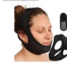Aikaplus Anti-Snore Chin Strap for Sleep Apnea Snoring, Black 58CM