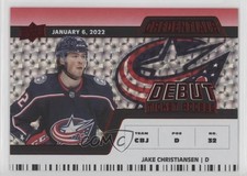 2022 Credentials Debut Ticket Access Horizontal Red /299 Jake Christiansen 0jd0