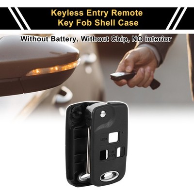 3-Tasten-Schlüsselanhänger-Gehäuse für Lexus RX300 03 Keyless Remote Schwarz