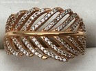 Pandora Rose Gold Plated Light as a Feather Clear Cubic Zirconia Ring Size 54 7 — photo 10