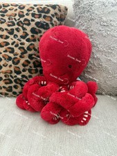 Jellycat NWT large cranberry  Octopus Plush Stuffed Animal 