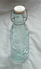 San Miguel Milk Bottle with Swing Lid Floral Design 1 litre 100% recycled glass