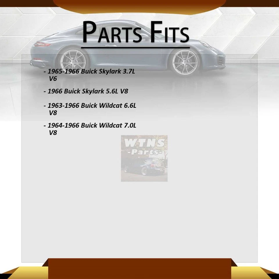 Anchor Engine Motor Mounts Front 2x For 1967 Buick Gran Sport 5.6L - Image 3 of 4