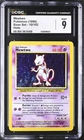 Pokémon Card - Mewtwo Base Set Unlimited Holographic Graded CGC MINT 9 (10/102)