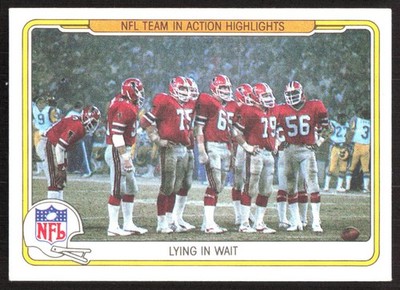 Lying in Wait 1982 Fleer Team Action #81