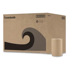 Boardwalk 6252 8" x 350' 1-Ply Hardwound Paper Towels - Natural (12/Carton) New