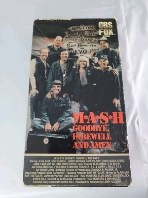 M*A*S*H Goodbye Farewell and Amen 1983 VHS Tested Rental CBS Fox Drawer Box MASH