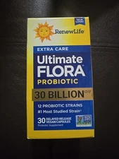 RenewLife Ultimate Flora Extra Care Probiotic Capsules - 30 Count  (J15)