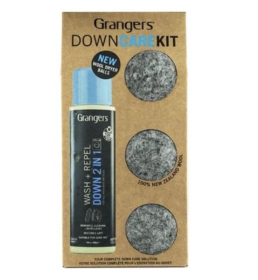Grangers DAUNENPFLEGESET 2in1 Wash Repel Cleaner Goretex Schlafsack Jacke Bettdecke