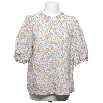 Nous Sommes Labels, Bluse, Größe: L, Weiß/Mehrfarbig, Blumen, Damen #2dq