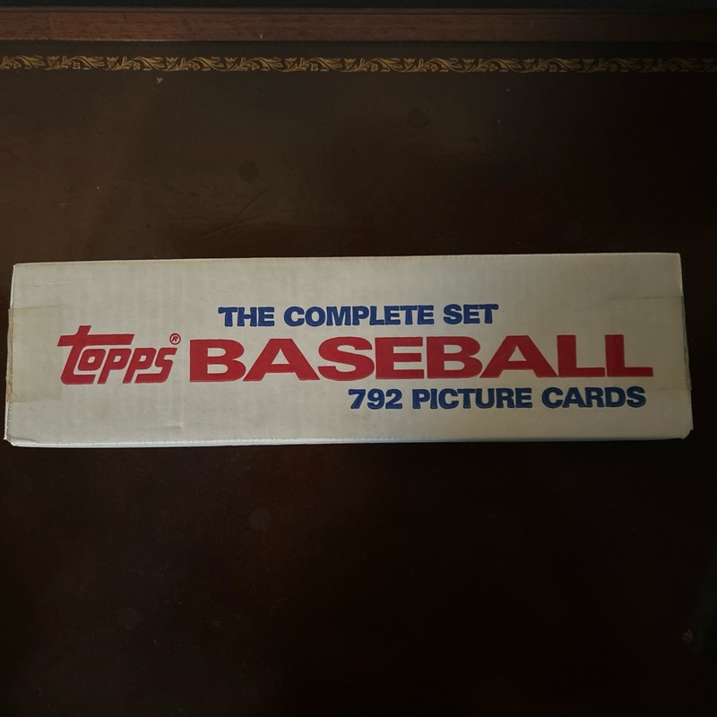 1987 Topps Baseball Complete Set (792 Cards) New In Original Box