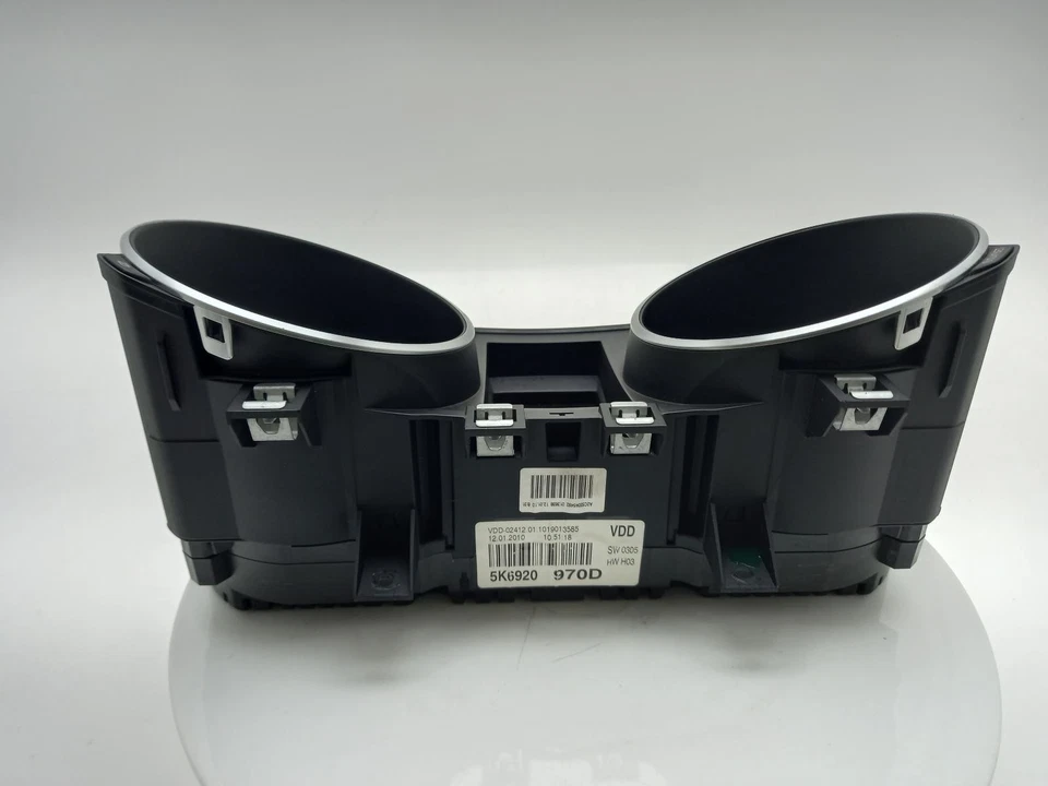 VOLKSWAGEN GOLF Speedometer Instrument Cluster 2008-2015 2.0L Petrol 5K6920970D  - Image 2 of 4