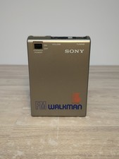 Vintage Sony Walkman FM SRF-30W Radio Silver Tested Works