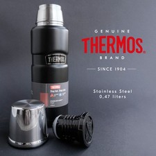 Original Thermoskanne! Edelstahl, 0,47 Liter,...