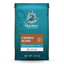 Medium Roast Ground Coffee 100 Arabica Coffee Caribou Blend 20 Ounce Bag
