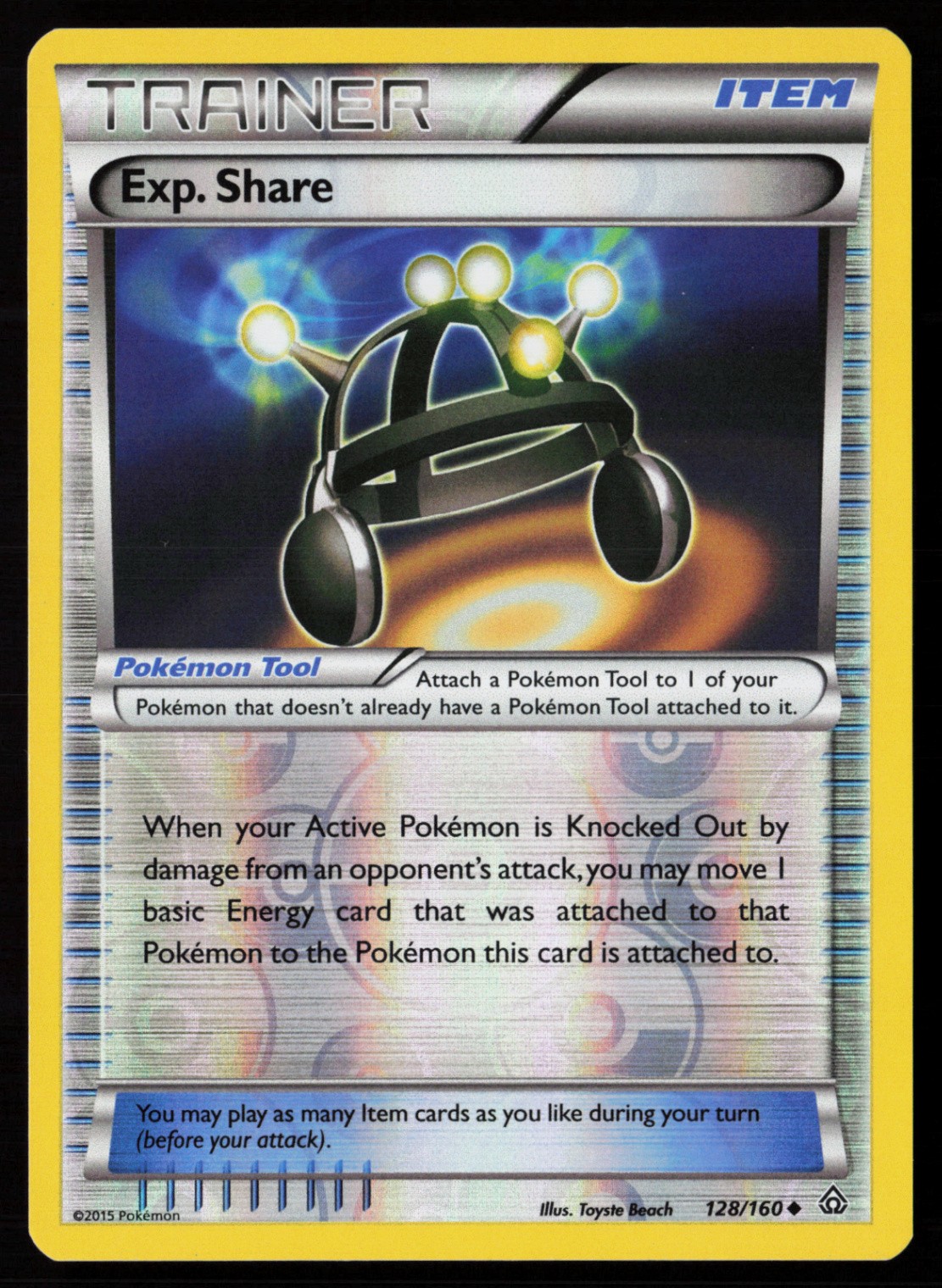 Exp. Share 128/160 Reverse Holo Pokemon TCG XY - Primal Clash MP
