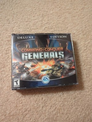 Command & Conquer Generals Deluxe Edition PC CD w/ Zero Hour Expansion Complete