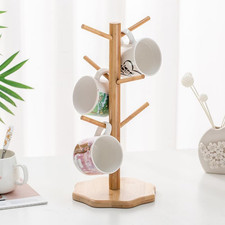 Coffee Cup Tree, Mug Holder with 6 Hooks for ...