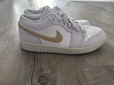 Nike Jordan Low Sneaker Damen 41 Lila Weiß