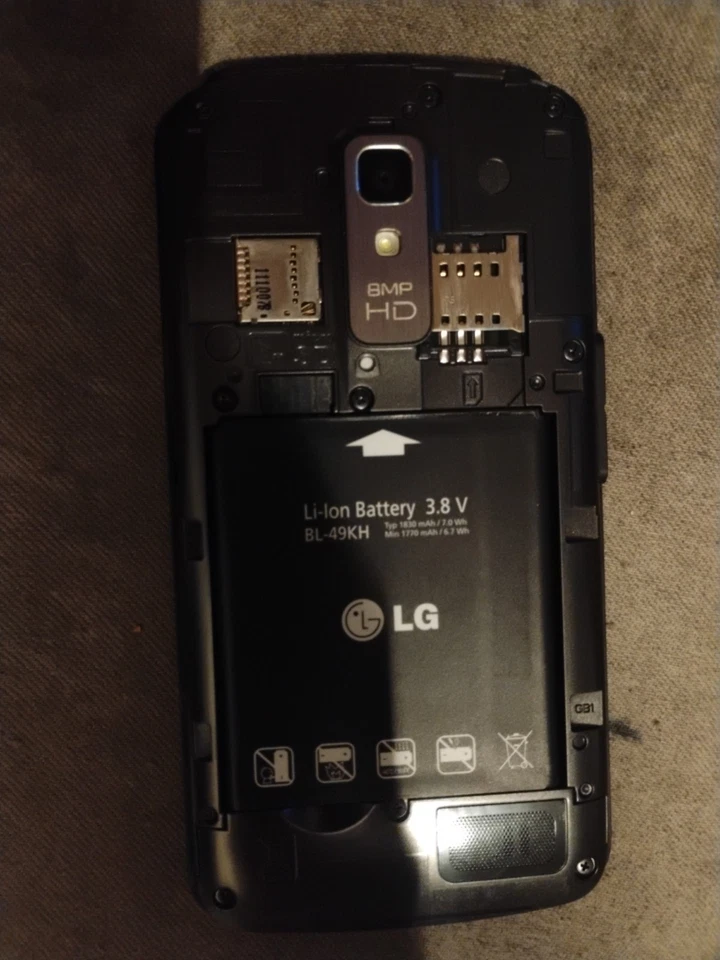 LG P930 Nitro De Colección Auténtico Original Raro Probado Completo Coleccionista Oficial Foto 4 de 4