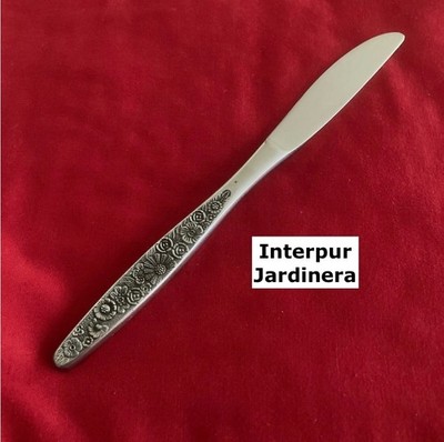 Interpur JARDINERA Dinner Knife 8 1/2'' Stainless Steel Flatware