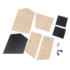 Double Chamber Bat House Kit Wooden Waterproof Shelter for Outdoor Garden